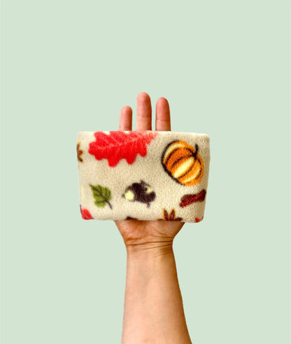 Handmade Autumn Polar Fleece Dog Snood – Personalised Option