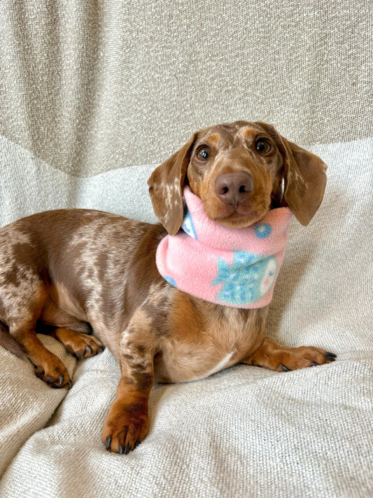 Handmade Fish Polar Fleece Dog Snood – Personalised Option