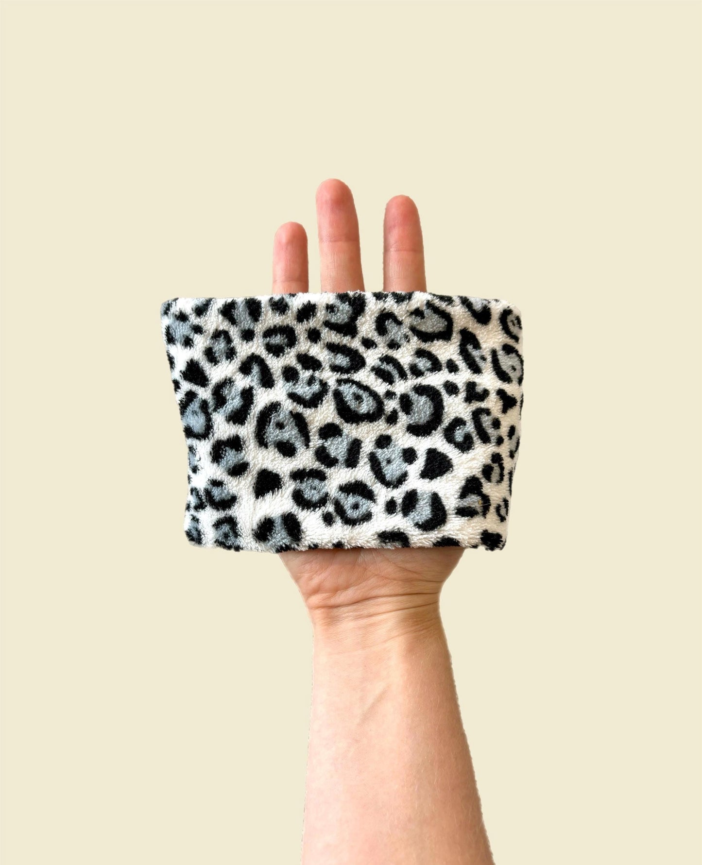 Handmade Animal Print Polar Fleece & Faux Fur Dog Snood – Personalised Option